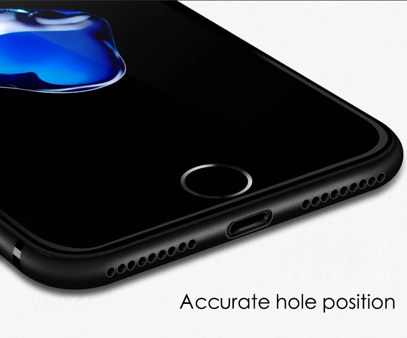 VOVTA Luxury Brand Silicone TPU Case for iPhone 7 Cases 7 plus 8 Soft Silicon iPhone 8 Case 8 Plus Candy Full Cover Phone Cases 6