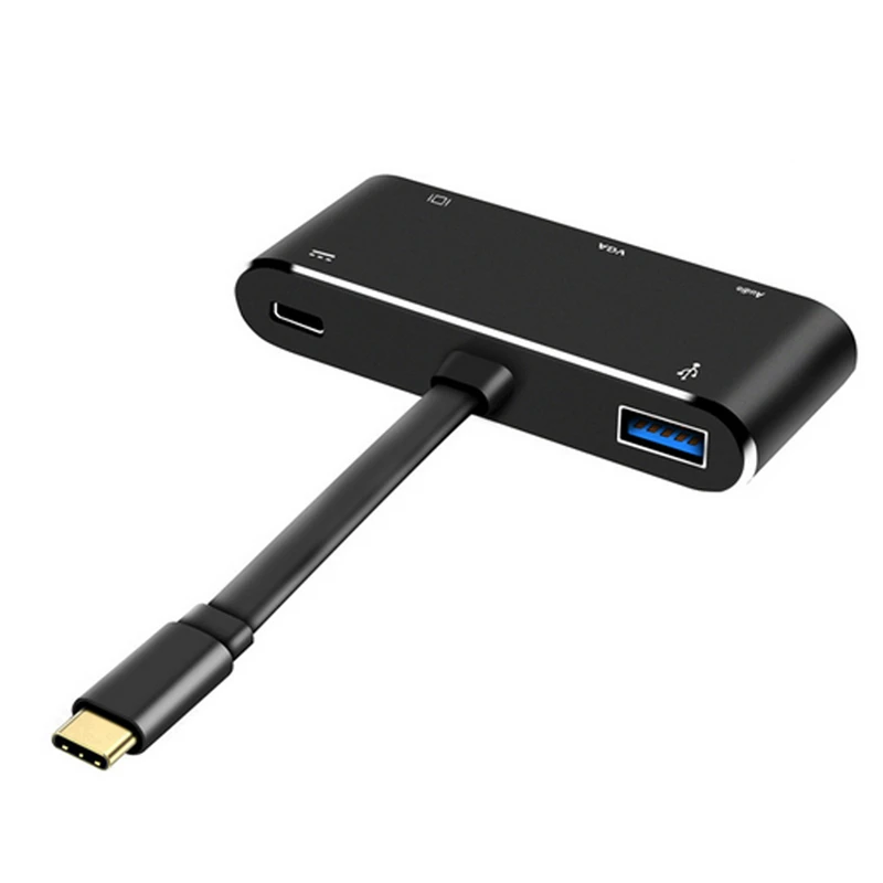 Maikou usb type C до 4K HDMI VGA HD USB 3,0 концентратор кабель адаптер зарядное устройство для Macbook Pro