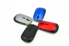 New U-Shaped Slim Wireless Mouse USB 2.4G Optical Mice 10M Working Distance Mouses for Laptop/Desktop Ergonomically design