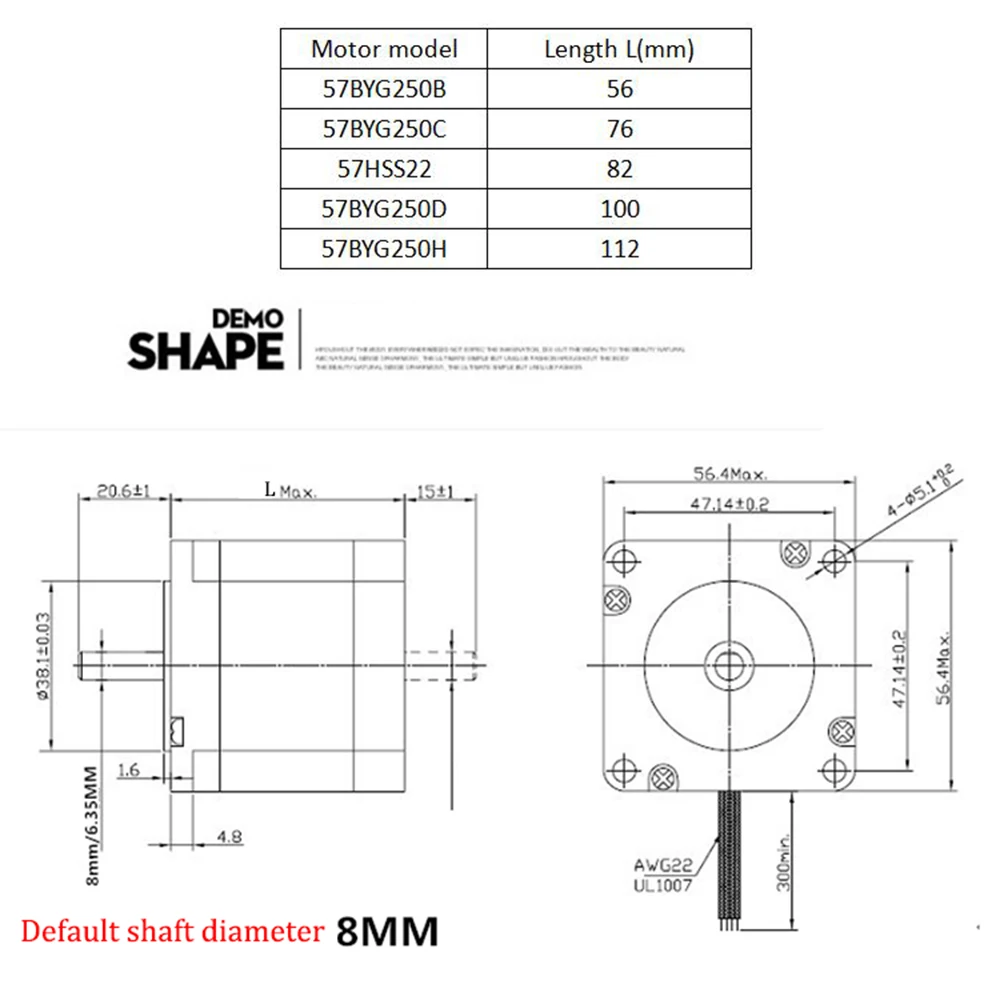 2.8Nm 9-42VDC шагового драйвера+ Nema23 двойной выходной вал комплекты двигателя TB6600+ 57BYG250H-D для автоматизации и инструменты