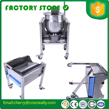 

gas popcorn machine with hands operate