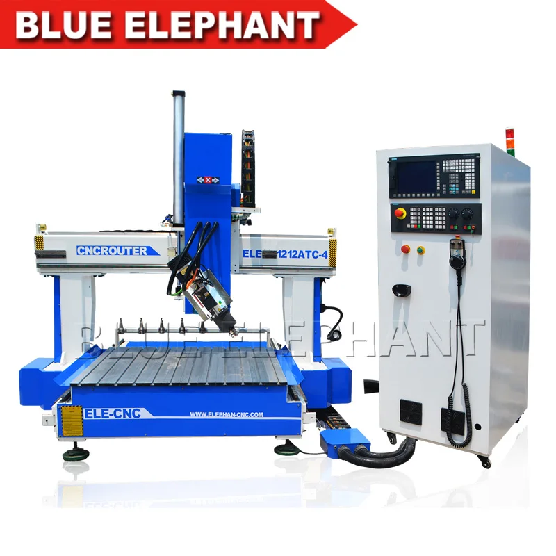 

1212 china auto tool changing wood cnc router rotary can rotate to 180 degree linear type ATC