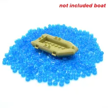 100 шт./лот 1*1 синяя круглая пластина кубики Moc океан для лодки части строительные блоки совместимы с 4073 игрушки для детей