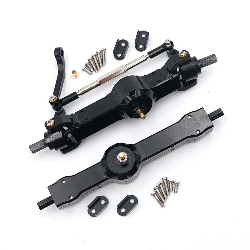 

JJRC Q60 Q61 WPL B-1 B-14 B-24 B24 C14 C-14 1/16 Military Truck RC Car spare parts upgrade Metal Front and Rear Bridge Axle set