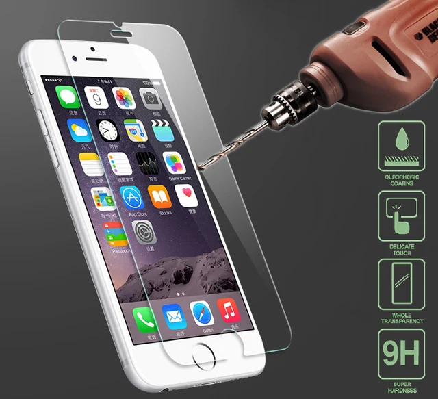 screen film tempered glass for iphone 5 5s 4 4s 5c se 6s 6 6plus ipod 5 screen size