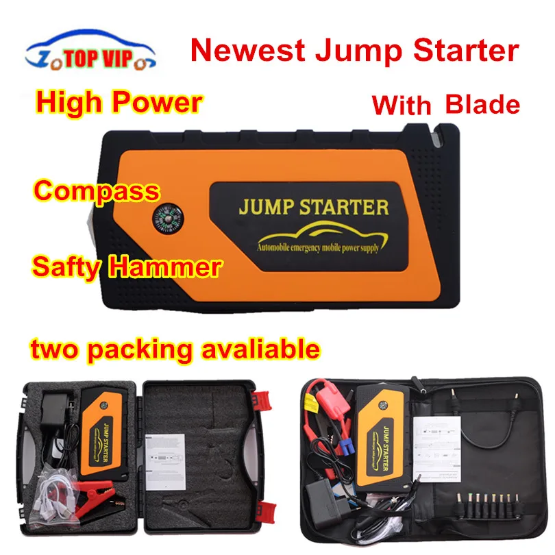 

2018 Newest Car Jump Starter High Power Bank Portable Car Charger New design Multi-function Emergency Auto Battery Booster