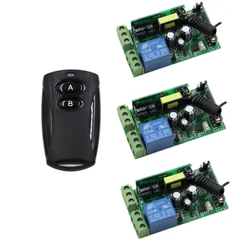 

Smart Home AC85-250V Wireless Remote Control Light Switch Radio 1 CH 1CH 10A Relay Switch Receiver Wireless Transmitter 315Mhz