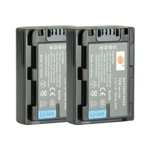 DSTE 2PCS NP FH50 Rechargeable Battery for Sony A230 A290 A390 DSC HX1 HX100 HX200 HDR