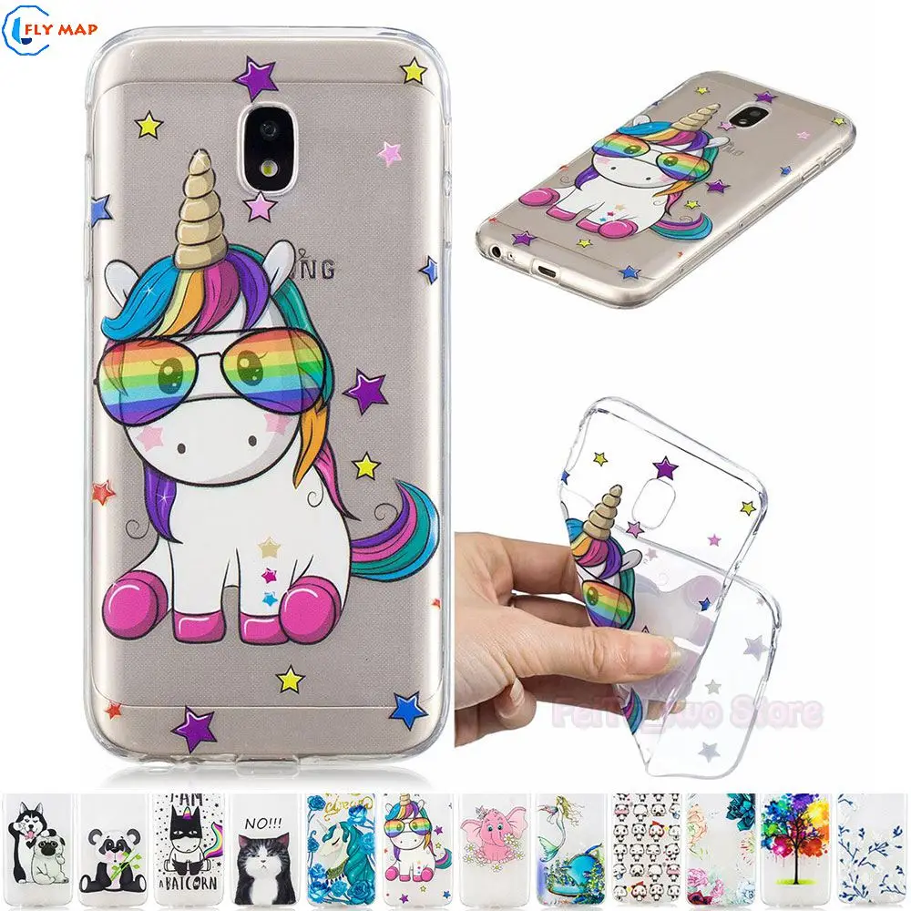 TPU Case For Samsung Galaxy J3 2017 J330 SM-J330 SM-J330F/DS Phone Soft Cover J 3 SM-J330FN SM-J330F Bag |