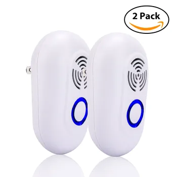 

2pcs Electronic Ultrasonic Mosquito Killer Pest Control Anti Mosquito Insect Cockroach Mouse Pest Reject Killer Repeller US EU