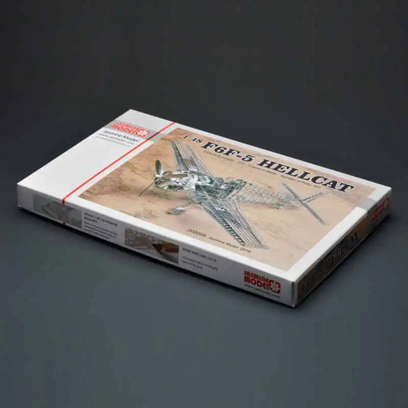 Perfect All-metal alloy DIY assembly aircraft model 1/48 F6F-5 hell cat fighter skeleton puzzle 2