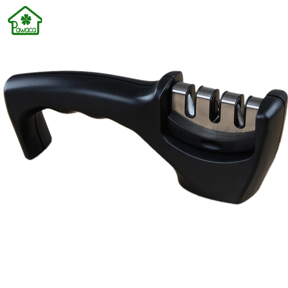 

Pawaca Knife Sharpener/Grinder Diamond Eramic Stainless Steel Essential home Ideal Partner for Backpackers Hikers and Knife Love