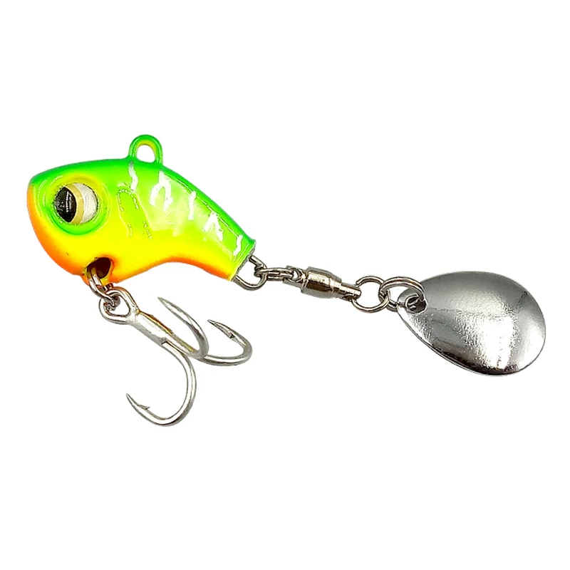 

Loogdeel 1PCS Metal Mini VIB With Spoon Fishing Lure 8g 11g 15g 21g Winter Ice Lures Fishing Tackle Crankbait Vibration Spinner