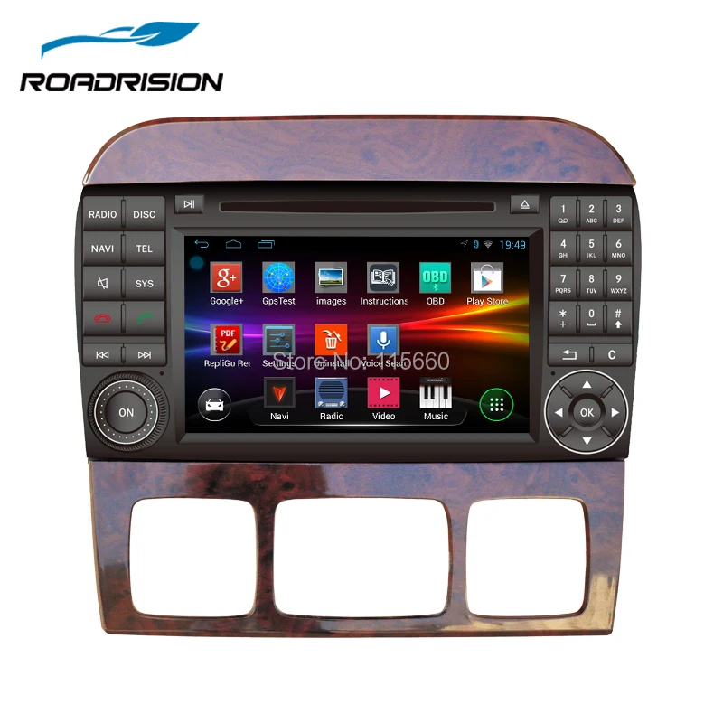 RoadRision 2Din 7 ''автомобильный dvd плеер Android 6 0 для Mercedes Benz S Class W220 W215 S280 S320 S350 S400 радио