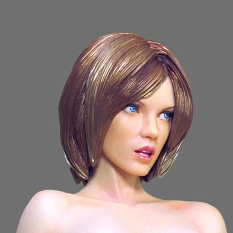 

1/6 Assembly Resin Figure kit Blonde girl
