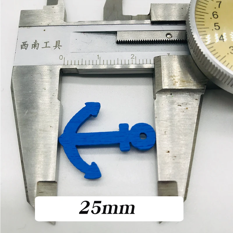 10 шт. смешанные якорь деревянные пуговицы для Одежда ручной работы шитье декоративное рукоделие Скрапбукинг DIY Ткань аксессуары