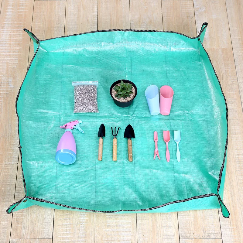 OLOEY Waterproof Garden Anti Dirty Pad Flowerpot Transplanting Pot