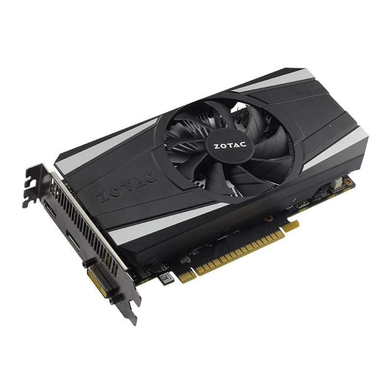 ZOTAC Original GTX1050-2GD5 Thunder GPU Video Card 128Bit GP107 GTX 1050 2GB GDDR5 Graphics Cards Map Geforce GTX 1050 Used