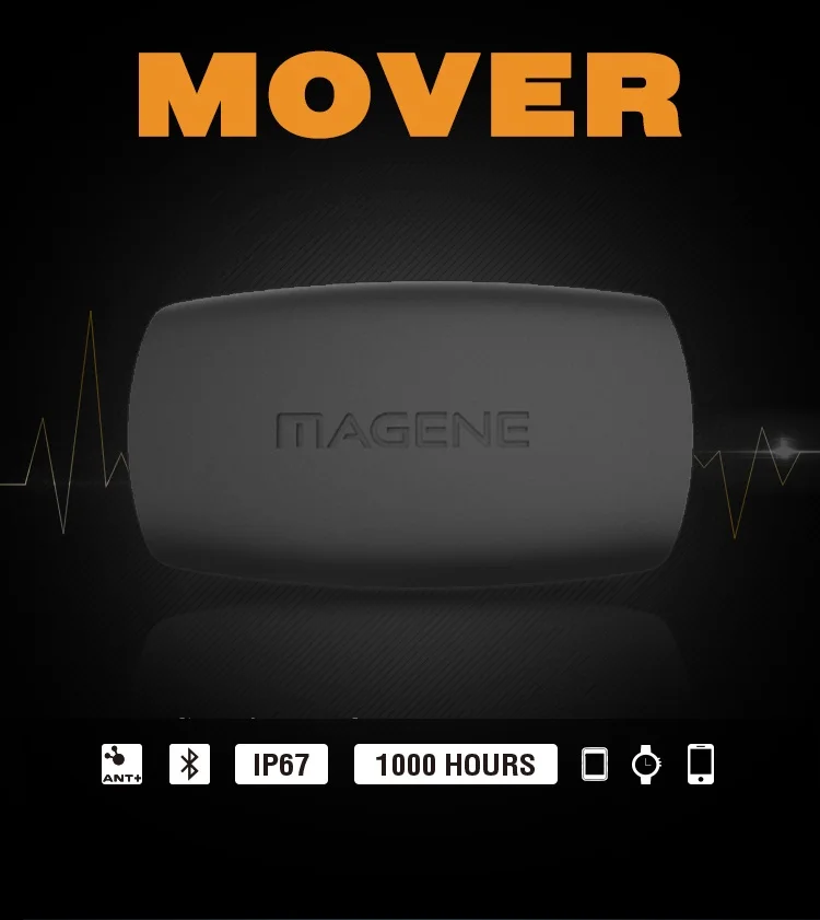 Велокомпьютер Magene Премиум монитор сердечного ритма ANT Bluetooth датчик сердечного ритма MHR10 для Garmin Bryton Suunto igps и т. Д