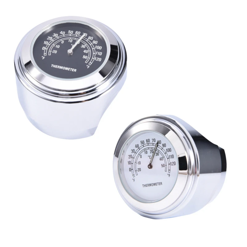 

For Honda Yamaha Suzuki Kawasaki Waterproof 7/8" Universal Motorcycle Handlebar Mount Temp Thermometer Bike Hand Grip Bar Mount