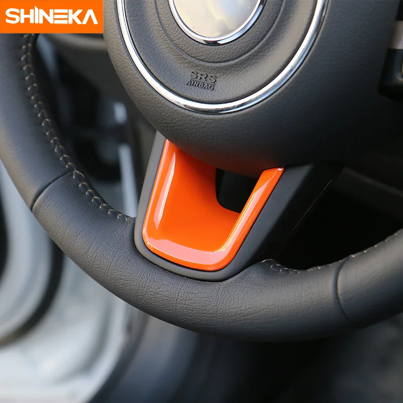 Автомобильный Стайлинг SHINEKA декоративная накладка на руль ABS для Jeep Renegade 2015 +