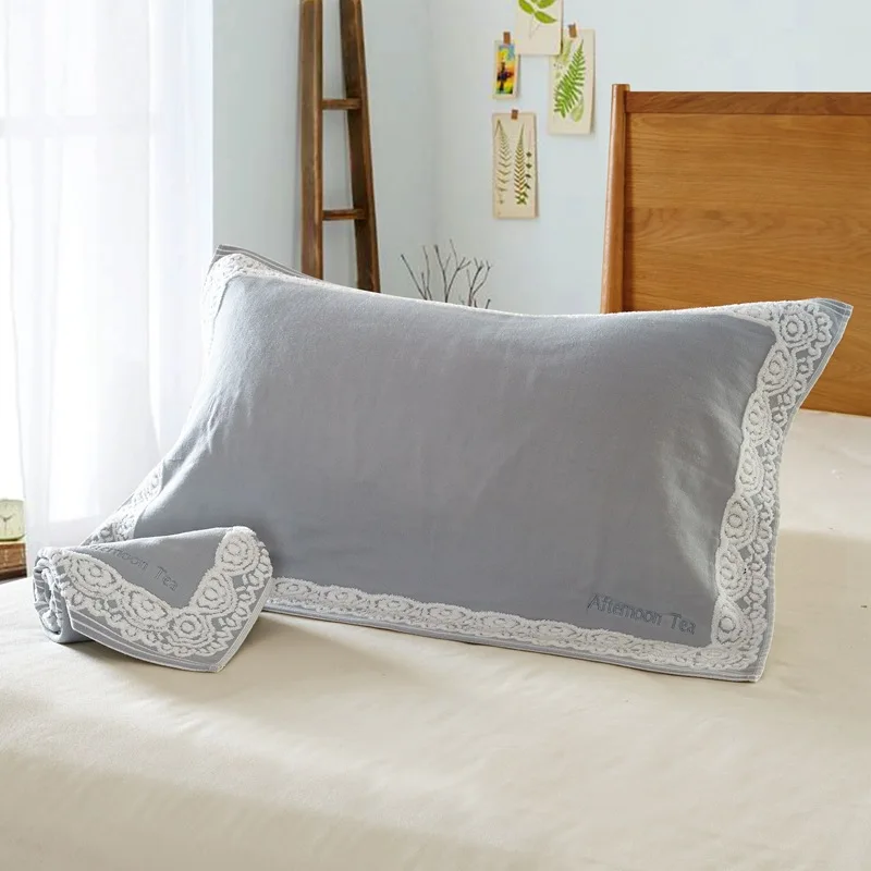 50*80CM One Pieces Pillow Towel European Style Pillow Protector/ Pillow