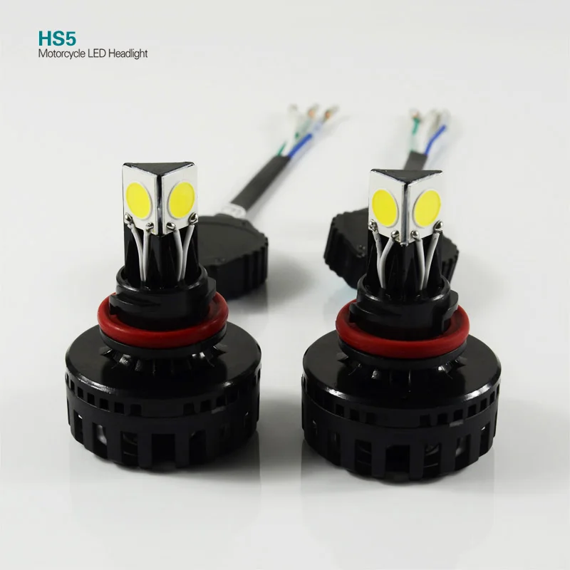 Yumseen 1pcs 18W 2000LM HS5 Led Moto Headlight Conversion Kit Super