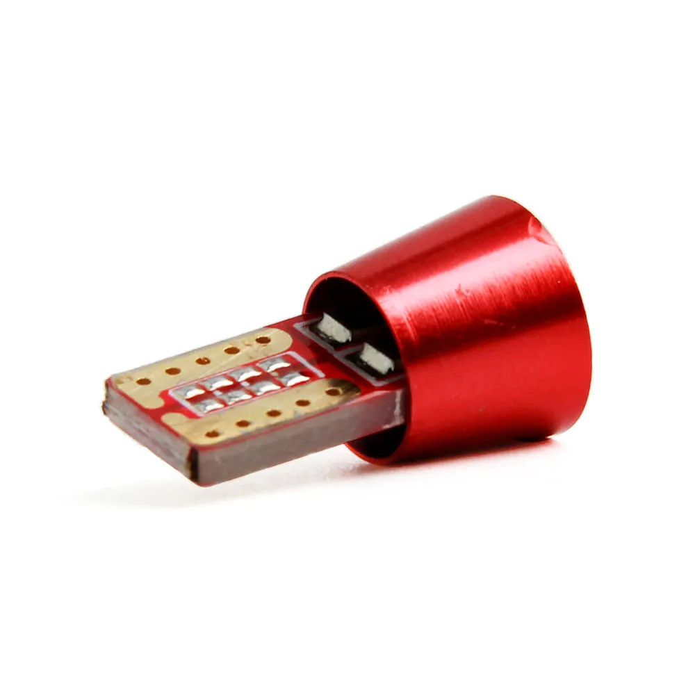 1pcs LED T10 3014 6 SMD LED W5w 194 168 Canbus Non-error Pure White Wedge  (3)
