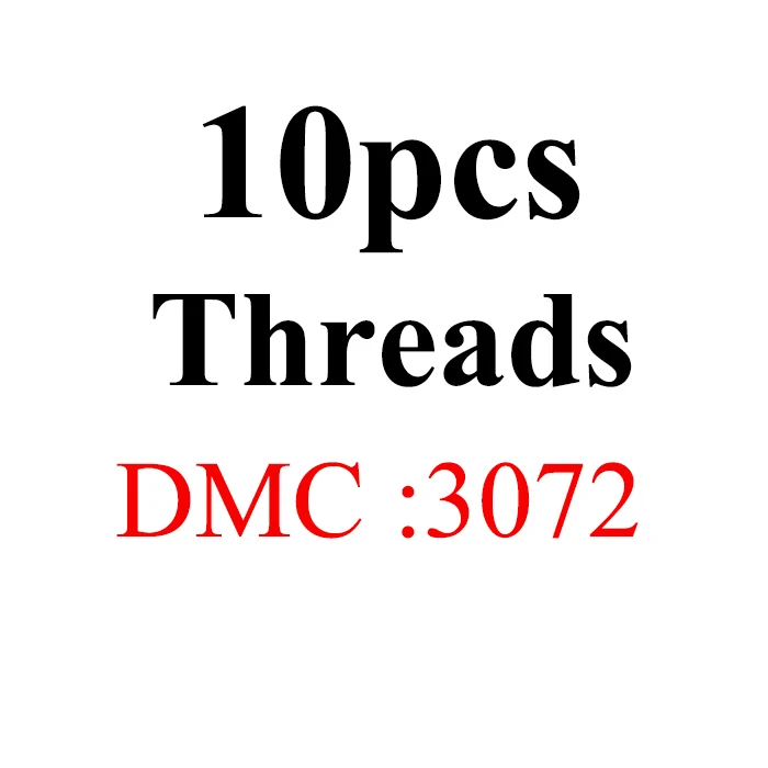 10pcs-DMC3072 JOY SUNDAY, DMC3023-3348 нить для вышивания крестиком 10 шт./лот 1,2 м Набор для вышивания крестиком для рукоделия шитье, моток пряжи ремесло - Цвет: 10pcs-DMC3072