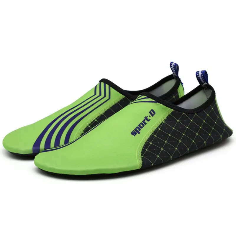 

Unisex Striped Shoes Beach Pool Swim Sneakers Stretch Slip On Quick Drying Aqua Shoes 2018S