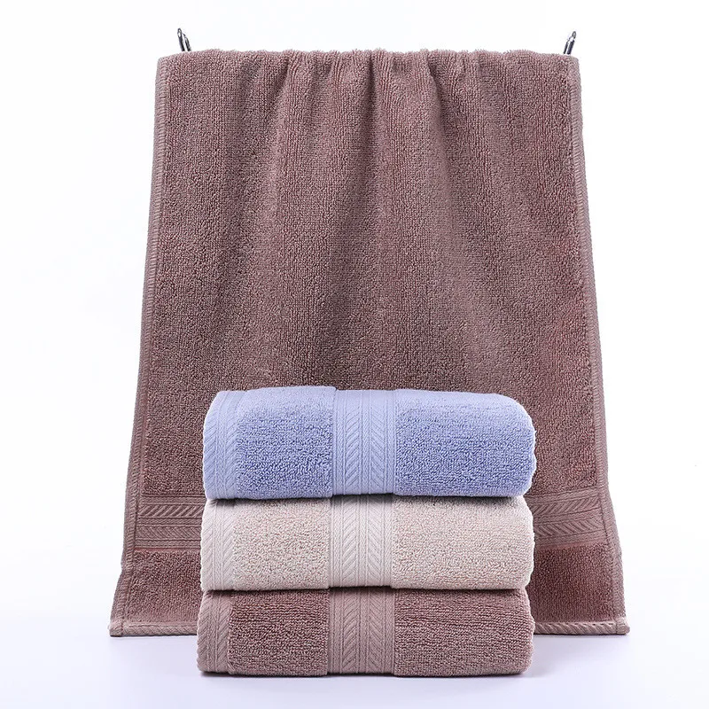

Simple wind thick cotton towel absorbs soft and does not fade without lint bath towels for adults hair towel Bathrooms Apr12