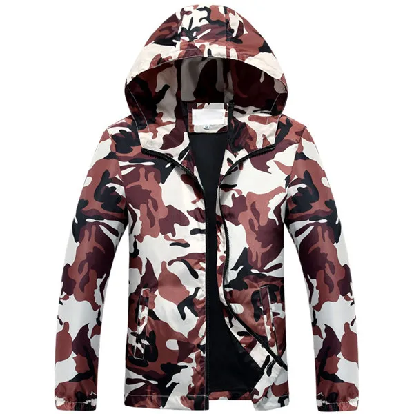 Jolintsai Plus Size 5xl Camouflage Jacket Men 2017 Summer Casual Breathable Jackets Male Army Military Slim Hooded Windbreaker Coat0