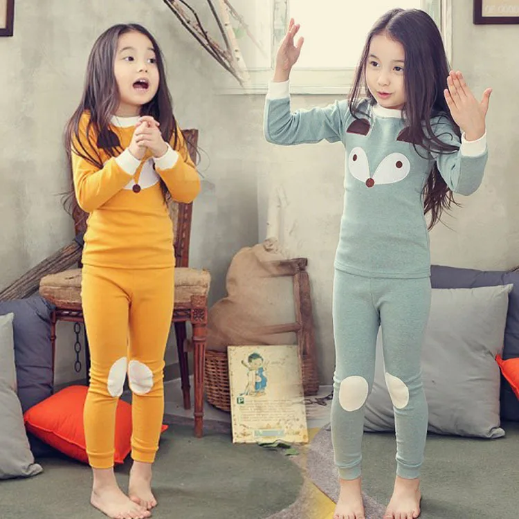 

2018 New Fashion Girls Boys Clothing Sets Children Clothes Cartoon Fox Tops T Shirt Leggings Pants Baby Kids Suits