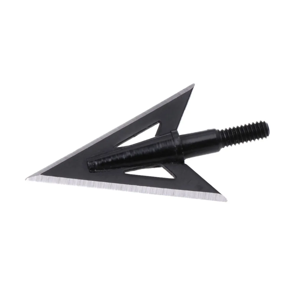 

Archery Broadhead 100 Grains Stainless Steel Hunting 2 Sharp Blades Arrow Tips