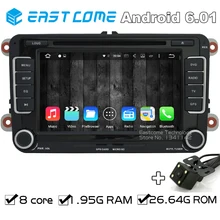 Octa Ядро 8 Android 6.01 DVD для Volkswagen VW Passat CC Passat Гольф 5 Гольф 6 Tiguan Touran EOS с резервным Камера GPS