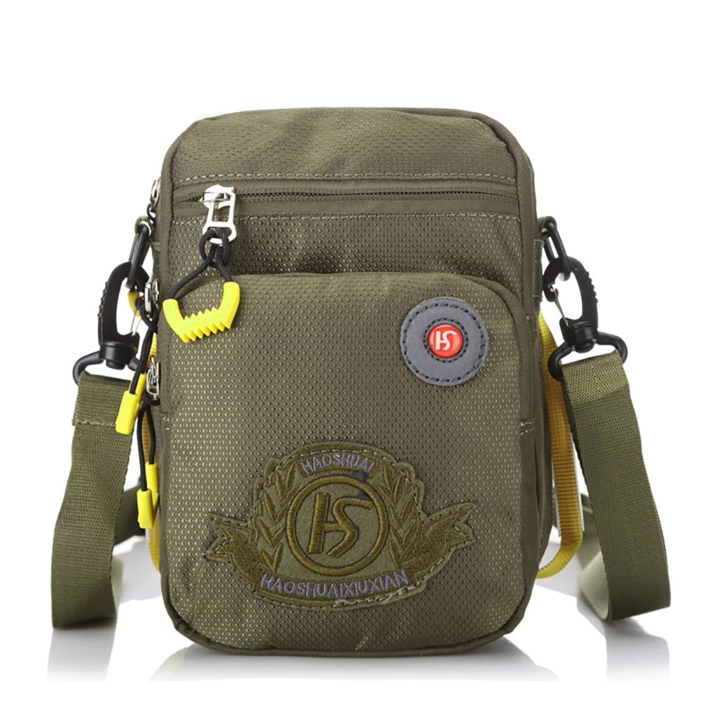 Buy Men Nylon Shoulder Bag Messenger Small Cross Body