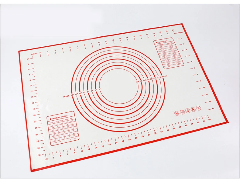 Антипригарный силиконовый коврик для выпечки для приготовления теста для пиццы коврик для запекания теста коврик для выпечки инструменты для запекания аксессуары для запекания