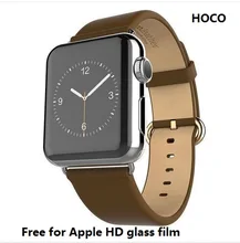 НОСО Подлинная Премиум Кожаный Ремешок Для Apple iWatch Ремень С Пряжкой Из Нержавеющей Стали 2 Адаптер Для Apple Watch 38 мм/42 мм
