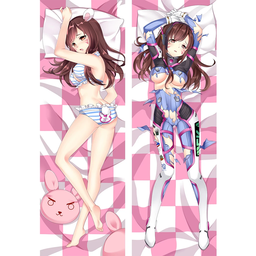 Аниме JK Hot Game D.Va hana Song Girl Dakimakura Косплей наволочка для тела Чехол Dva Сексуальная