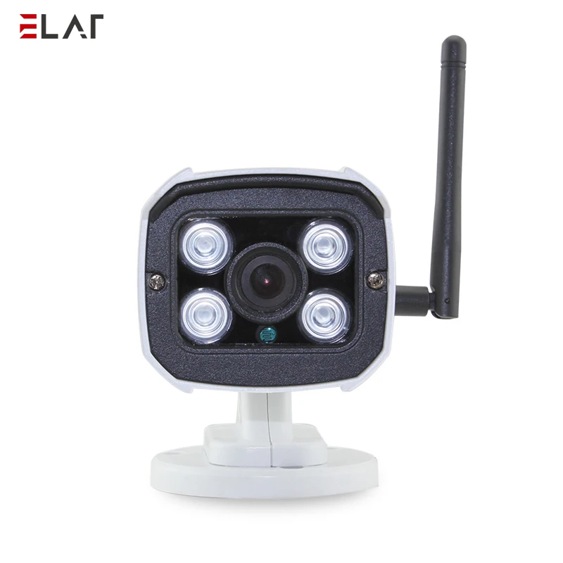 ELAF Wireless HD Camera Built-in Mic IR Night Vision P2P Surveillance IP Bullet Camera Outdoor Waterproof Wifi CCTV Camera ELAF Wireless HD Camera Built-in Mic IR Night Vision P2P Surveillance IP Bullet Camera Outdoor Waterproof Wifi CCTV Camera