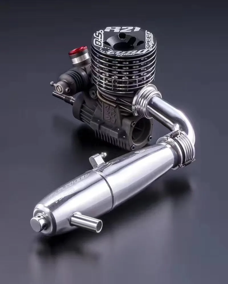 

OS SPEED R21 EURO 21 T-2080SC onroad oil shovel engine with exhaust pipe set 1C400