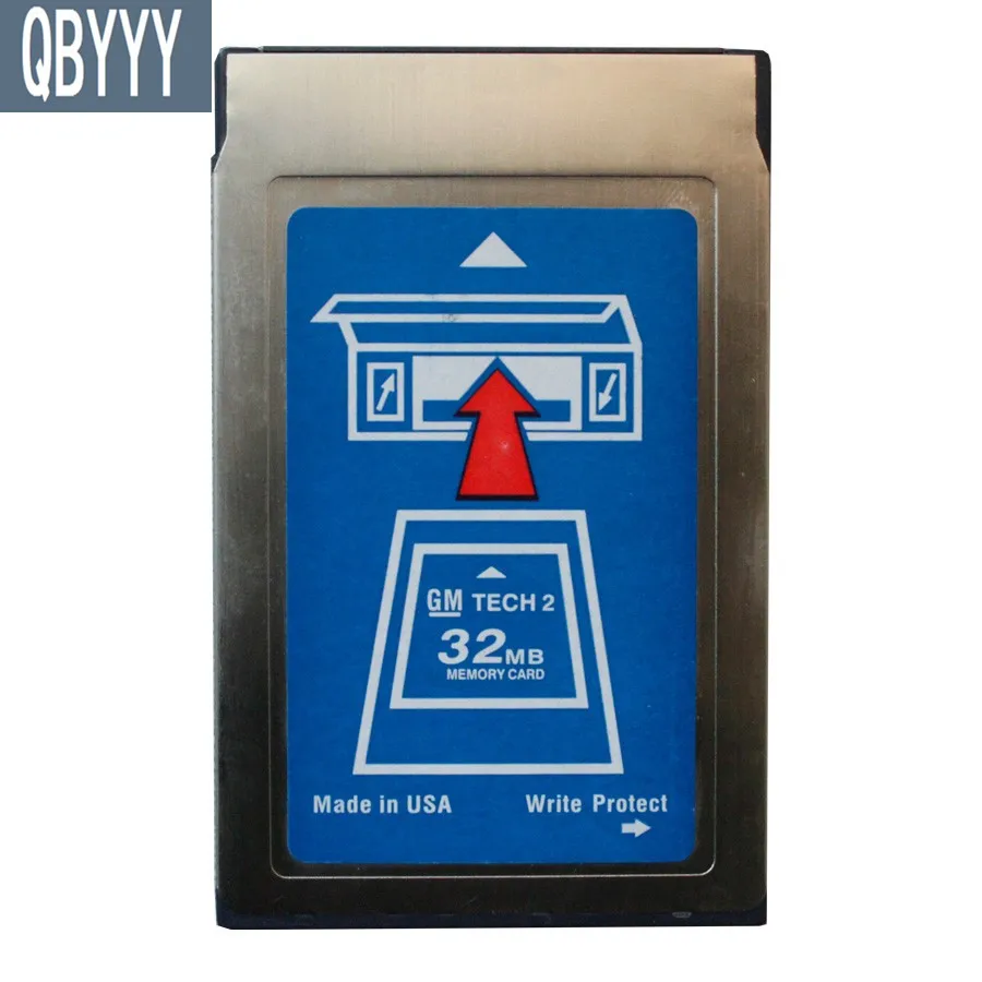 Карта памяти QBYYY Tech2 Vetronix tech2 программное обеспечение карта GMtech 2 32 Мб для ISUZU suzuki opel