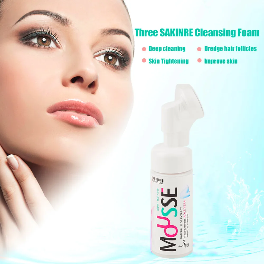 Deep Cleansing Exfoliator Makeup Remover Foam With Facial Cleansing