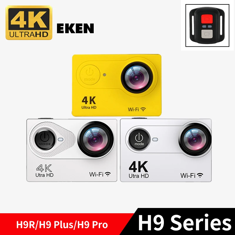 Buy Cheap Original EKEN H9 series H9&H9R&H9 plus 4K/30fps 1080P HD wifi Action Camera Dual Screen Sport Cam waterproof helmet camera vs sj