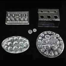 4 шт./лот прозрачные чернила татуировки обладатель Кубка татуировки ручка держатель для перманентного макияжа бровей Губы шапки