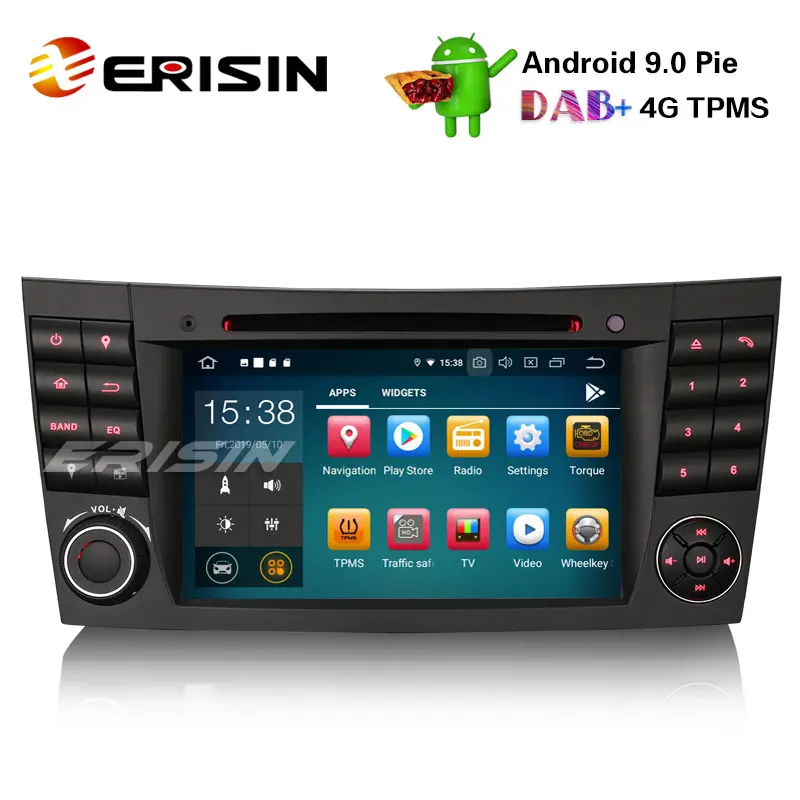 

Erisin ES7980E 7" Android 9.0 Car Stereo GPS DAB+ CD Canbus SatNav for Mercedes E/CLS/G W211 W219 W463