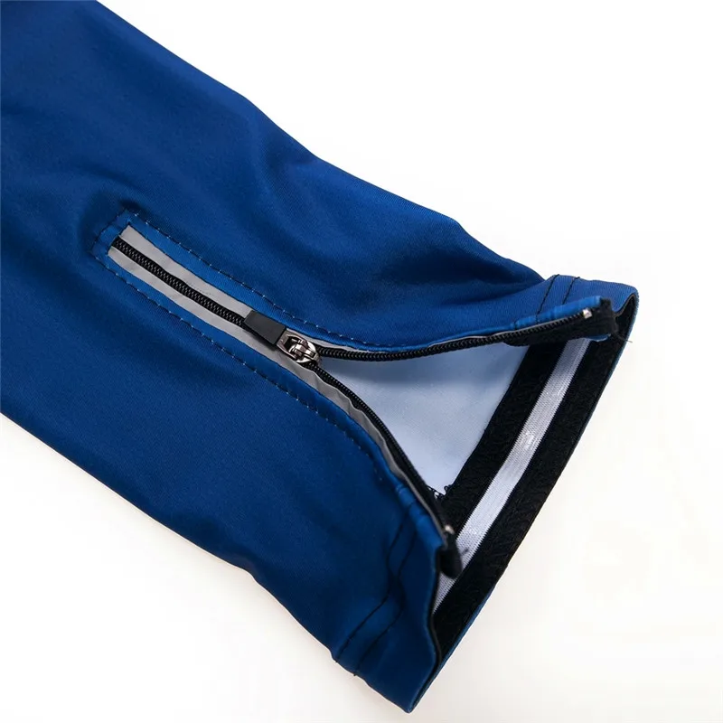 2019 European champion movistar Men Cycling Jersey Set triathlon suit Spring autumn long sleeves bike clothing uniforme ciclismo