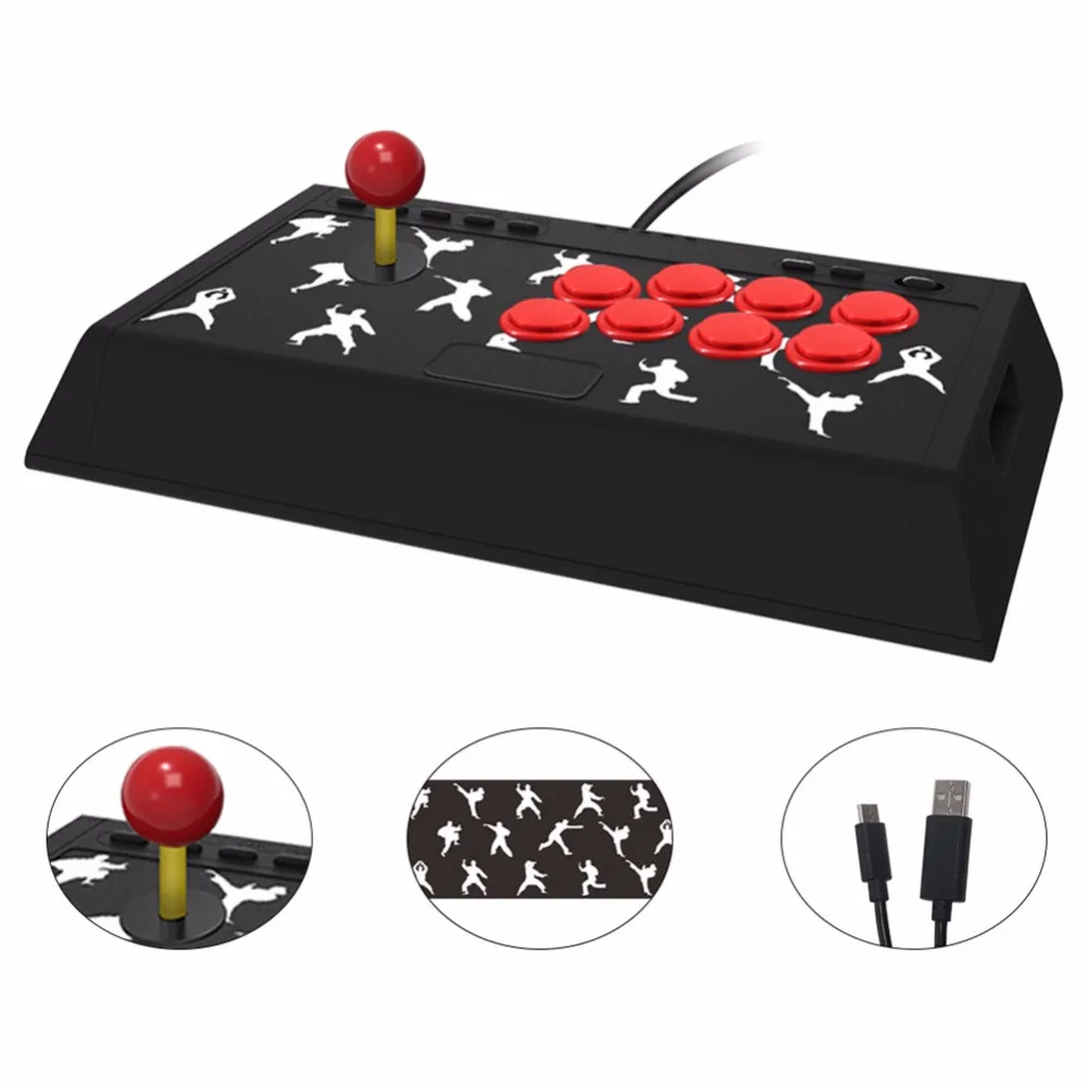 

Top Deals JYS Arcade Fight Stick Joystick Game Rocker Gamepad Handle Controller for PC & SWITCH