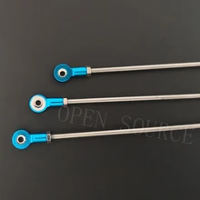 6sets M3 Delta 3D Printer Parts Diagonal push rods Arm Rod Arms with self-lubricating Bearings F/ Kossel 3D Printer & Quadcopter