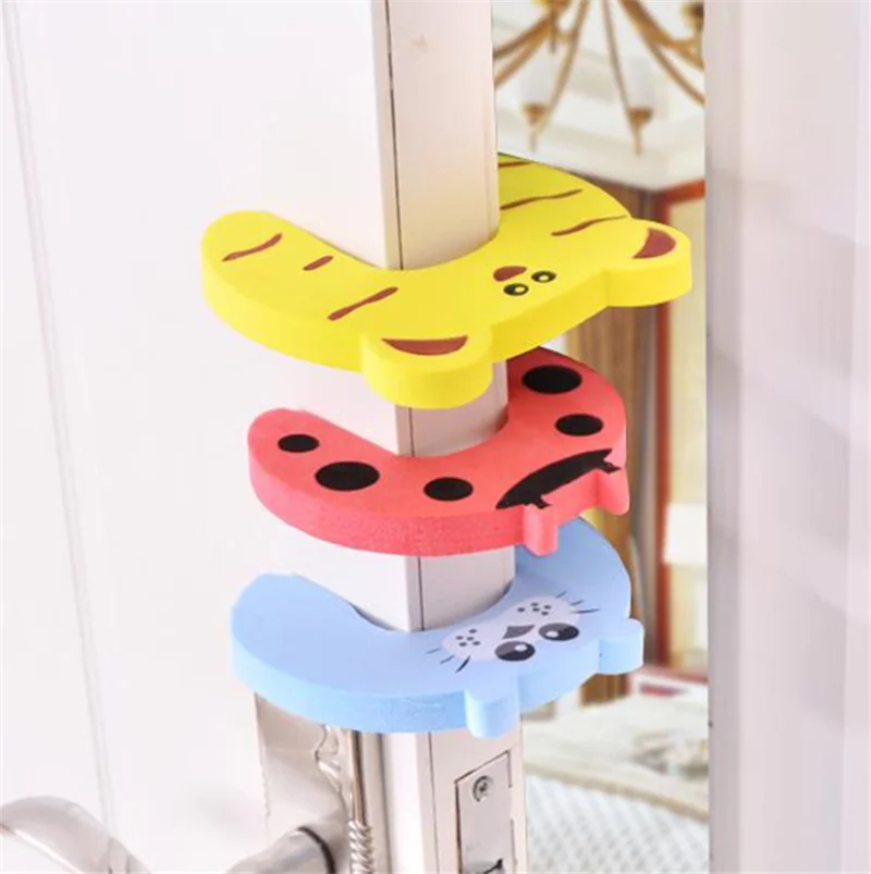 

Child Safety Protection Baby Safety Cute Animal Security Card Door Stopper Baby Newborn Care Child Lock Protection From Children